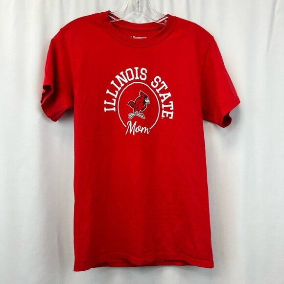 Champion Women Illinois State Mom T-Shirt Redbirds Short Sleeve Crew Neck S - Picture 5 of 11